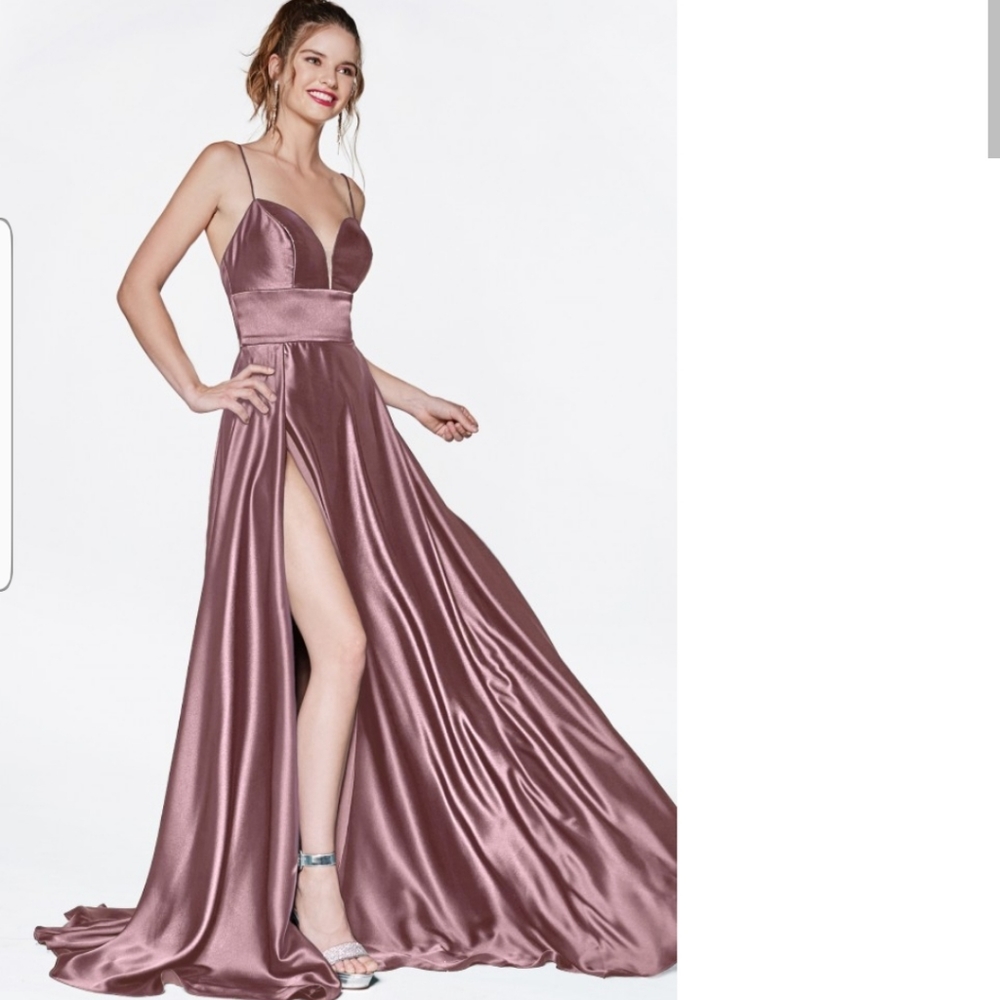 Prom dresses bridesmaids formal party satin - Picture 11 of 15